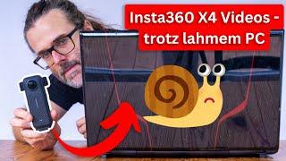 Insta360 X4 Videos bearbeiten trotz langsamen PCs: 3 hilfreiche Tipps