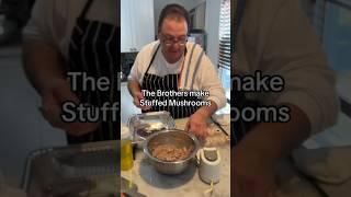 The Brothers make Stuffed Mushrooms #shorts