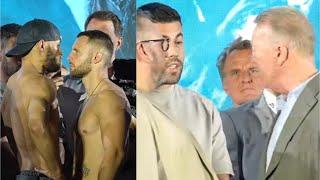 FRANK WARREN & BEN SHALOM CLASH DURING EUBANK JR WEIGH IN | RIYADH SEASON