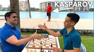 Chess match in Miami Beach baby