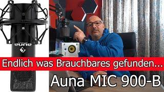 Heimstudio Microphone für kleines Geld I Auna Mic 900-B