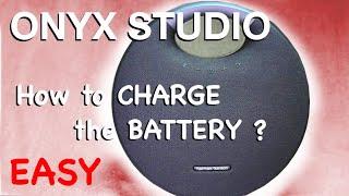 How to CHARGE the battery of ONYX STUDIO 6 wireless Bluetooth speaker