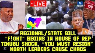 TINUBU SHOCK, F!GHT BEGINS IN HOUSE REPS, YOU MUST RESIGN AS REGIONAL, STATE BILL NORTH ANGRY