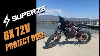 Super73 RX 72v grin phaserunner controller test day 2 experiment project ebike 38mph top speed