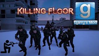 Garry's mod npc war - Saloblev's Conscripts SNPCs vs SNPC Patriarch [Killing Floor](Gmod Npc Battle)