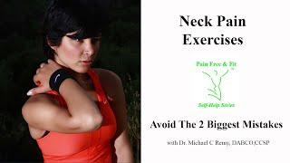 Neck Exercises-The 2 Biggest Mistakes