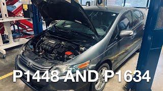 Honda Insight Hybrid P1448 and P1634 code fix - Easy solution