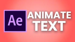 3 SIMPLE Text Animations In Adobe After Effects! | 2019