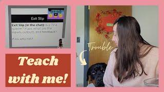 Day in the life of an Online Teacher!  Come with me as I teach online!