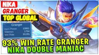 93% Win Rate Granger NIKA Double Maniac [ Top Global Granger ] n4ceabfde8 - Mobile Legends Build