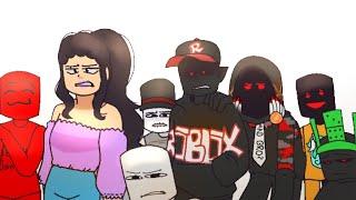 Tubers93 Hugging his Pals and enemies before leaving // Roblox Hackers Animation | Yurii hug meme