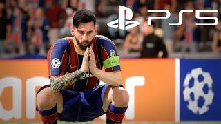  FIFA 21 NEXT GEN | Barcelona vs PSG - Champions League Final ● Broadcast Camera Gameplay | PS5