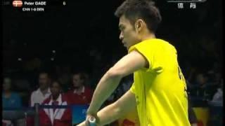 【2011 Sudirman Cup Final MS - CHN vs DEN】LinDan vs PeterGade [4]