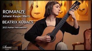 Beatrix Kovacs plays Romanze by J. K.Mertz on a 2023 Adrian Heinzelmann Classical Guitar