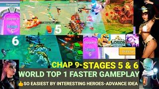 vergeway chapter 9 Stage 5|6|Lords Mobile|Advance gameplay