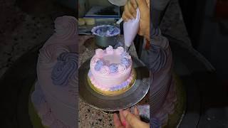 Pink colour strawberry cake new video #viralshort