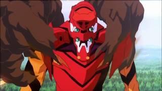 The End of Evangelion (2019 Netflix French Dub) - Asuka vs. JSSDF and Eva Series