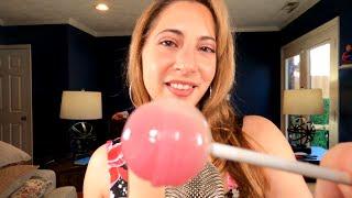 ASMR | Strawberry Chupa Chup Eating