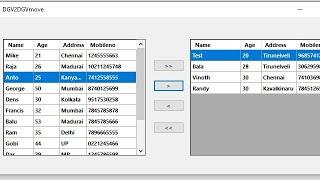 How to Move Records from one Datagridview to another Datagridview - VB.net