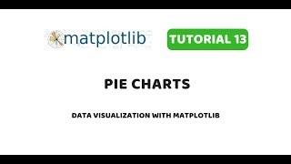 Matplotlib Tutorial 13 | Pie Charts