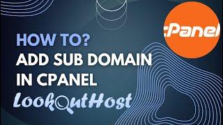 How to add a subdomain in the CPanel | Check subdomain Working | Create & Delete file in CPanel