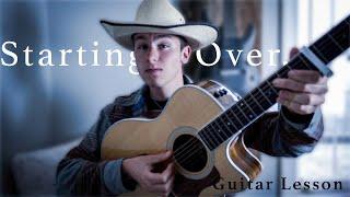 Starting Over (Chris Stapleton) GUITAR LESSON | Logan's Lessons