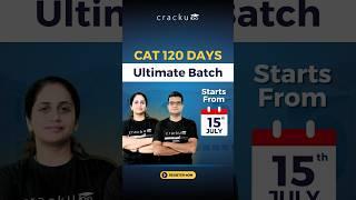 Cracku CAT 2024 (120-Day) Ultimate Batch - Starts From July 15th