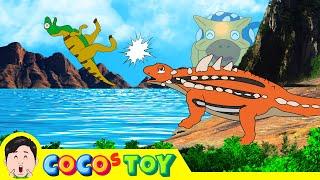 [19min] My friend was brave!ㅣDinosaur cartoons for childrenㅣCoCosToy