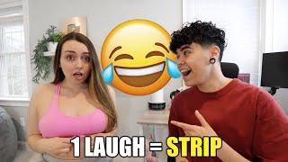 1 LAUGH = REMOVE 1 LAYER OF CLOTHING WITH GIRLFRIEND! *CHALLENGE*