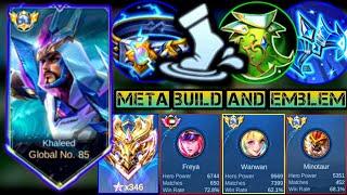 Global khaleed vs global and meta enemies in +300 star rank ~ khaleed meta build season 34 | MLBB