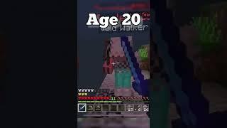 Sky Wars Traps At Different Ages! #minecraft #shorts #hive