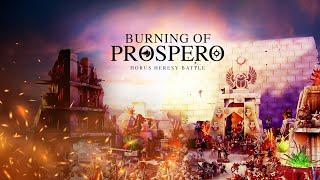 The Burning of Prospero! - 30k Warhammer Horus Heresy fight! - Space Wolves vs Thousand Sons,