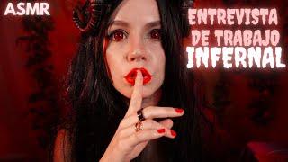 ASMR ENTREVISTA INFERNAL roleplay español