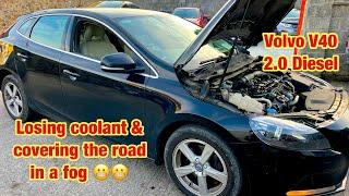 Volvo V40, lots of exhaust smoke. Diagnosis & repair