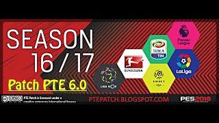 [PES16] PTE Patch 6.0 Final Version  | Links + Review