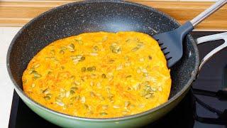 Pumpkin tastes better than pizza! A simple recipe! Quick Pumpkin Casserole in a Frying Pan!