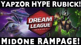 Dota 2 | Team Secret - YapzOr GODLIKE Rubick & MidOne RAMPAGE! | DreamLeague Season 7 Highlights