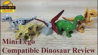 MINI LEGO COMPATIBLE DINOSAUR TOY REVIEW AND UNBOXING