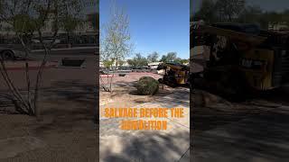 Heavy Wrecking project. #constructionequipment #construction #homedepot