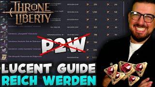 Throne & Liberty Lucent Guide | Ohne P2W Lucent VERDIENEN | TnL TaL Tipps & Tricks - Wakayashi