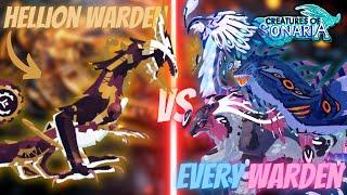 HELLION WARDEN VS EVERY WARDEN | Creatures Of Sonaria