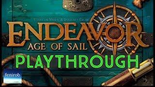 Endeavor: Age Of Sail Board Game | Playthrough