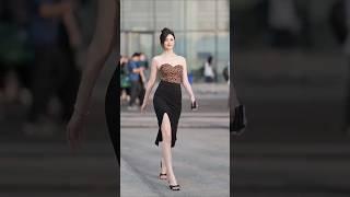 Chinese girl street fashion outfits style #streetfashion #chinesegirl #outfits #shorts