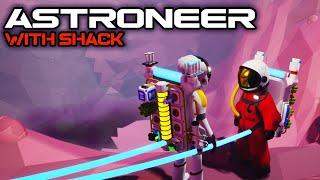 So many deaths, but we made it to a new planet! | Astroneer Co-op with @CaptainShack