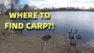 Carp Fishing at a NEW SPOT: Tactics on Finding Carp!