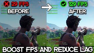 Fortnite Lag & Stutter Fix | Boost FPS  | Fortnite high pings fix | INTEL HD GRAPHICS