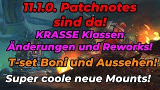 Seaons 2 Patchnotes! KRASSE Klassenänderungen! Reworks! TSet Boni und mog! Mounts, Erfolge und mehr!