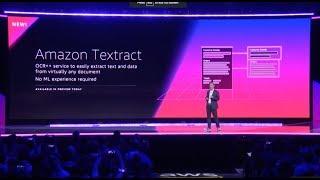 AWS re:Invent 2018 – Announcing Amazon Textract