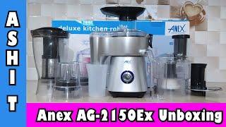 Anex AG-2150 Kitchen Robot | Anex Food Factory AG-2150EX Unboxing| Food Processor Unboxing By Ashi T