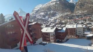 Train ride from Zermatt to Gornergrat, Switzerla'd